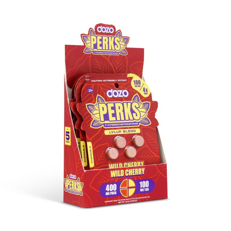 Dozo Perks 100mg LVLUP Tablets (Box of 5)