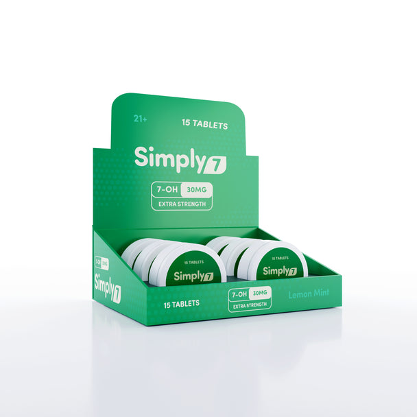 Simply7 30mg Extra Strength Tablets (Box of 6)