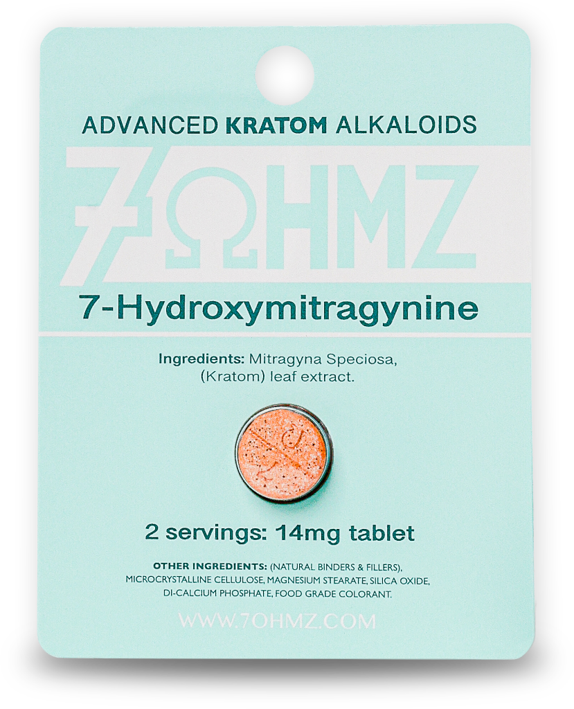 7OHMZ Pure 7-Hydroxymitragynine (7-OH) Kratom Extract Tablets