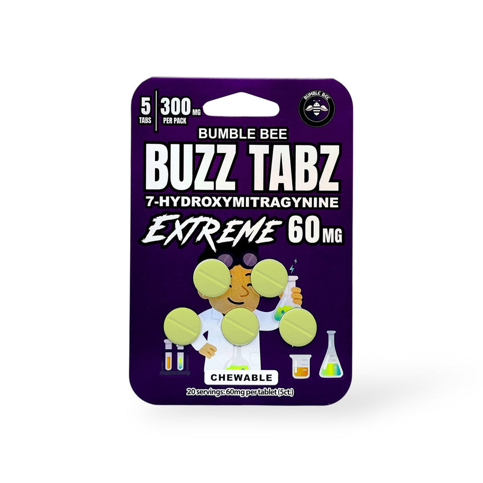 Bumble Bee Buzz Tabz 60mg Extreme Tablets (Box of 6)