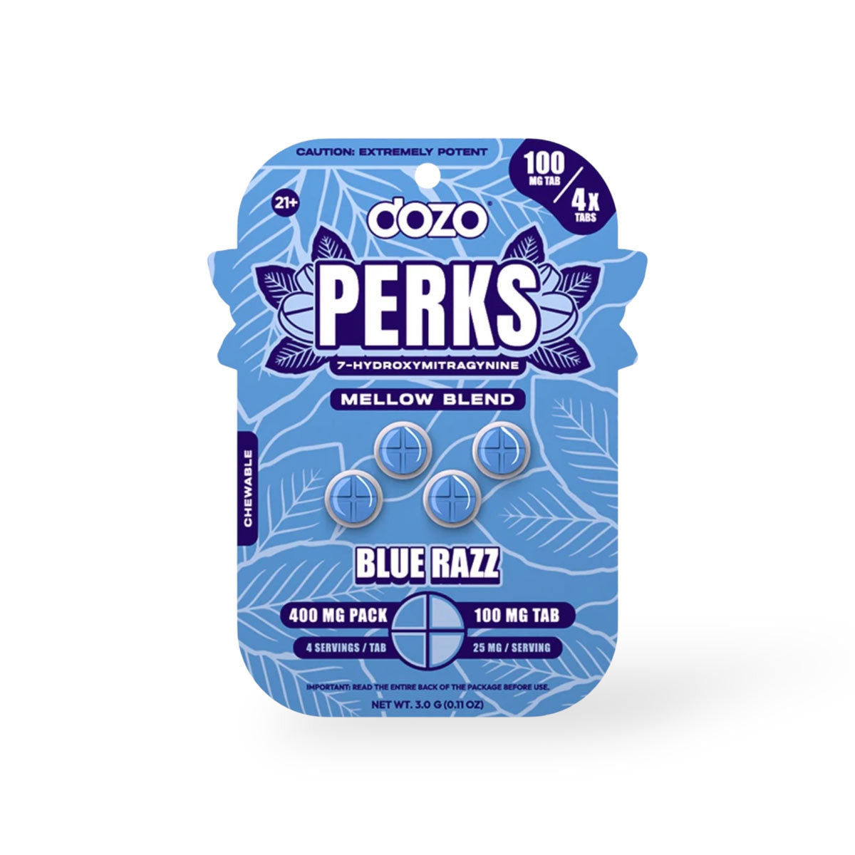 Dozo Perks 100mg LVLUP Tablets (Box of 5)