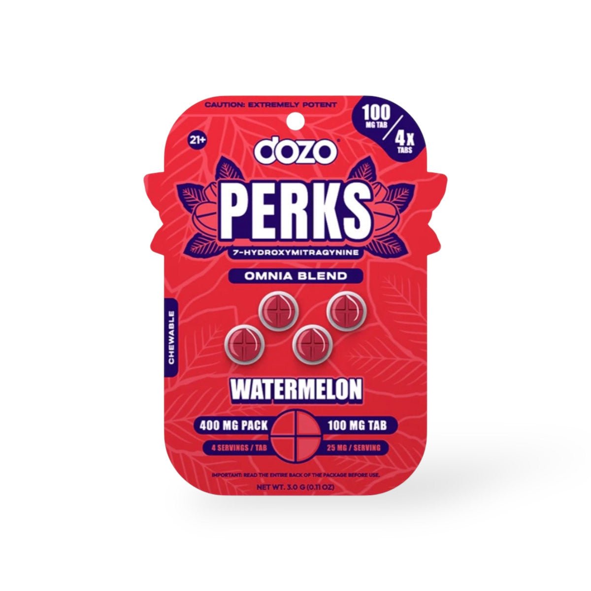 Dozo Perks 100mg LVLUP Tablets (Box of 5)