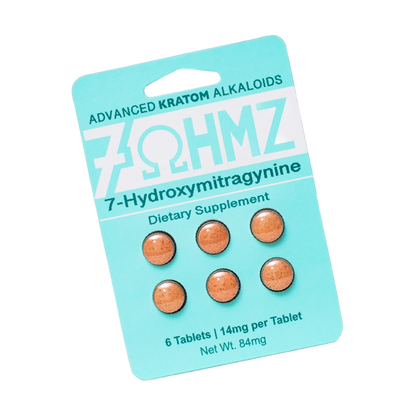 7OHMZ Pure 7-Hydroxymitragynine (7-OH) Kratom Extract Tablets